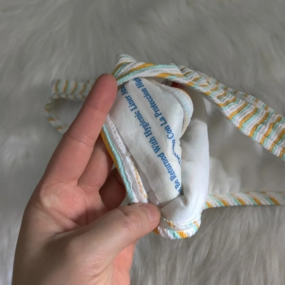 *NWT* Xhilaration Striped Textured Bikini Bottom - Picture 3 of 5